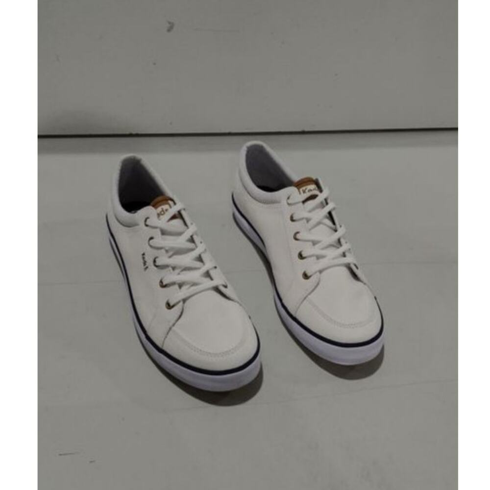 NIB, Keds Women's Center Chambray Shoes White Canvas Lace Up Sneakers Size 11